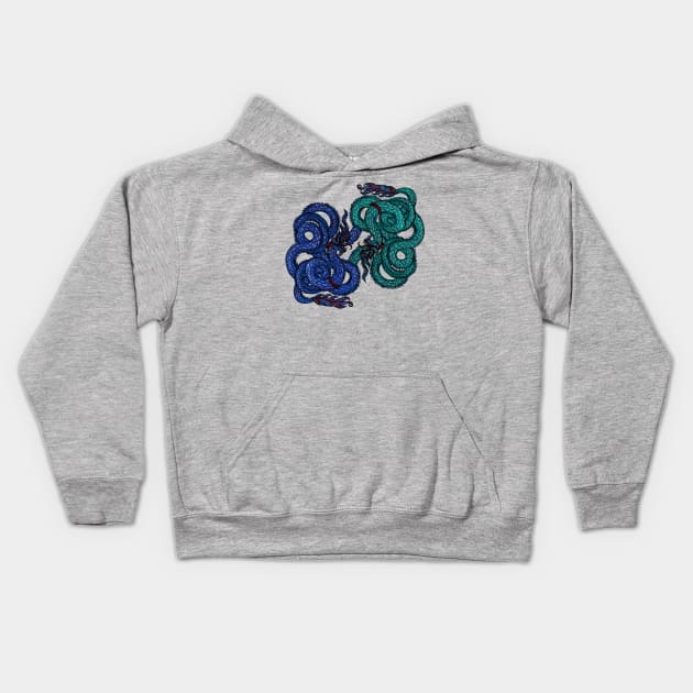 Thai Naga Kids Hoodie by InkedinRed